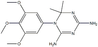 1-(3,4,5-Trimethoxyphenyl)-2,2-dimethyl-4,6-diamino-1,2-dihydro-1,3,5-triazine|