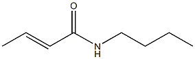 N-Butyl-2-butenamide,,结构式