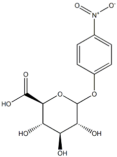 p-Nitrophenyl glucuronide Struktur