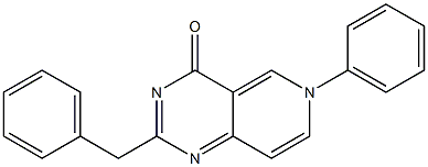 2-Benzyl-6-phenylpyrido[4,3-d]pyrimidin-4(6H)-one Structure