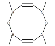 3,3,5,5,8,8,10,10-Octamethyl-3,5,8,10-tetrasila-4,9-dioxa-1,6-cyclodecadiyne,,结构式