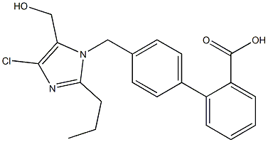  4'-[[4-Chloro-2-propyl-5-hydroxymethyl-1H-imidazol-1-yl]methyl]-1,1'-biphenyl-2-carboxylic acid