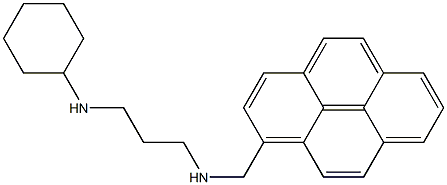 1-(3-Cyclohexylaminopropylaminomethyl)pyrene