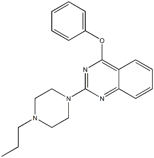 2-[4-Propyl-1-piperazinyl]-4-(phenoxy)quinazoline
