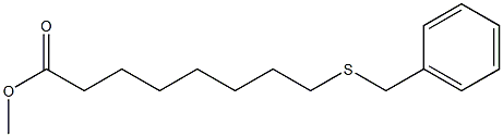 8-(Benzylthio)octanoic acid methyl ester Structure