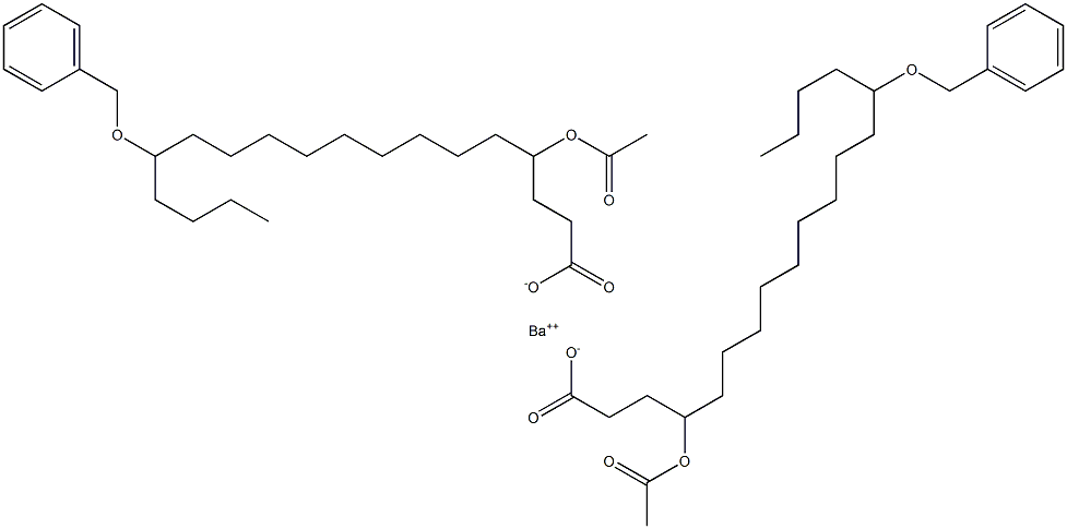 Bis(14-benzyloxy-4-acetyloxystearic acid)barium salt