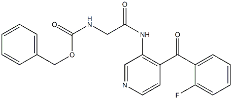 4-(2-Fluorobenzoyl)-3-[[[[(benzyloxy)carbonyl]amino]acetyl]amino]pyridine