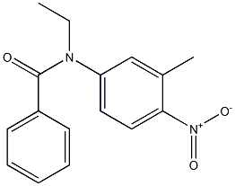 N-エチル-3'-メチル-4'-ニトロベンズアニリド 化学構造式