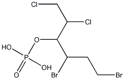 Phosphoric acid hydrogen (1,3-dibromopropyl)(2,3-dichloropropyl) ester