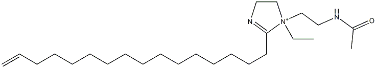 1-[2-(Acetylamino)ethyl]-1-ethyl-2-(15-hexadecenyl)-2-imidazoline-1-ium,,结构式
