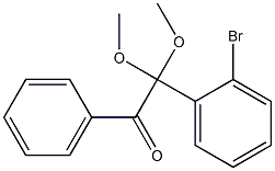 1-Phenyl-2,2-dimethoxy-2-(2-bromophenyl)ethan-1-one Structure