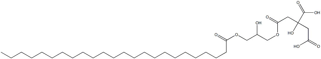 Citric acid dihydrogen 1-(2-hydroxy-3-tetracosanoyloxypropyl) ester