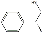 [R,(+)]-2-Phenyl-1-propanethiol Struktur