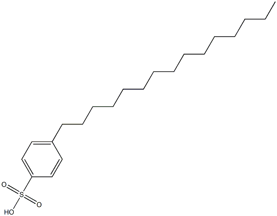 4-Pentadecylbenzenesulfonic acid,,结构式