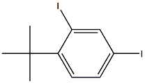 1-tert-Butyl-2,4-diiodobenzene Struktur