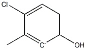 4-Chloro-3-methylphenol anion Structure