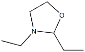 2-エチル-3-エチルオキサゾリジン 化学構造式