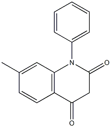 1-(Phenyl)-7-methylquinoline-2,4(1H,3H)-dione 结构式