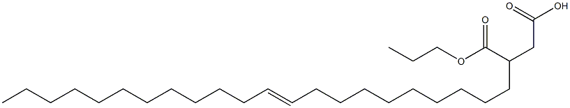 3-(10-Docosenyl)succinic acid 1-hydrogen 4-propyl ester 结构式