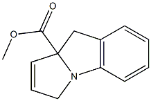 3H-Pyrrolo[1,2-a]indole-9a(9H)-carboxylic acid methyl ester,,结构式