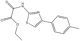 2-[[4-(4-Methylphenyl)thiazol-2-yl]amino]-2-oxoacetic acid ethyl ester