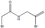 N-(2-Bromoallyl)-2-bromoacetamide Struktur