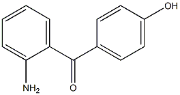 2-Amino-4'-hydroxybenzophenone Struktur