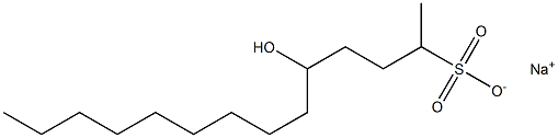  5-Hydroxytetradecane-2-sulfonic acid sodium salt