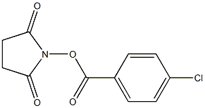 4-Chlorobenzoic acid succinimidyl ester Struktur