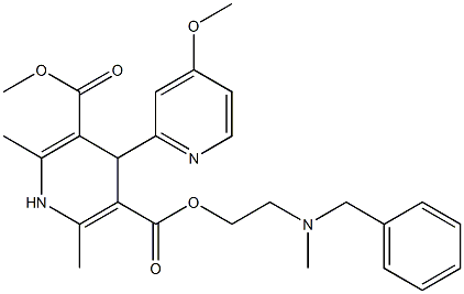  4-(4-Methoxypyridin-2-yl)-1,4-dihydro-2,6-dimethylpyridine-3,5-dicarboxylic acid 3-methyl 5-[2-(N-methyl-N-benzylamino)ethyl] ester