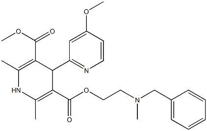 4-(4-Methoxypyridin-2-yl)-1,4-dihydro-2,6-dimethylpyridine-3,5-dicarboxylic acid 3-methyl 5-[2-(N-methyl-N-benzylamino)ethyl] ester