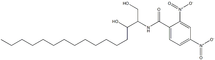 N-(1,3-Dihydroxyhexadecan-2-yl)-2,4-dinitrobenzamide Structure