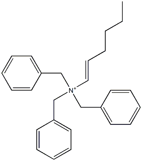 (1-Hexenyl)tribenzylaminium|