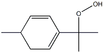 p-メンタ-2,4-ジエン-8-イルヒドロペルオキシド 化学構造式