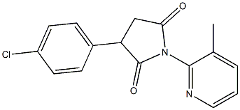 2-(4-Chlorophenyl)-N-(3-methyl-2-pyridyl)succinimide