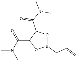 2-Allyl-N,N,N',N'-tetramethyl-1,3,2-dioxaborolane-4,5-dicarboxamide Struktur