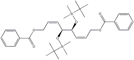 (2Z,4S,5S,6Z)-4,5-Bis(tert-butyldimethylsilyloxy)-2,6-octadiene-1,8-diol dibenzoate