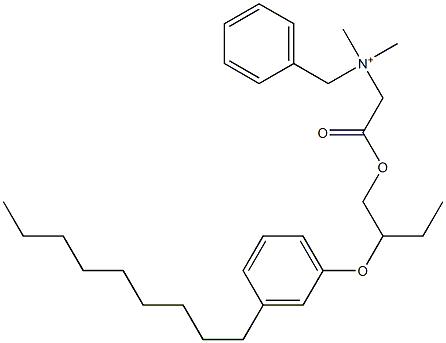 N,N-Dimethyl-N-benzyl-N-[[[2-(3-nonylphenyloxy)butyl]oxycarbonyl]methyl]aminium