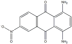1,4-ジアミノ-7-ニトロアントラキノン 化学構造式