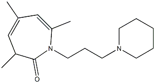 1,3-Dihydro-1-(3-piperidinopropyl)-3,5,7-trimethyl-2H-azepin-2-one