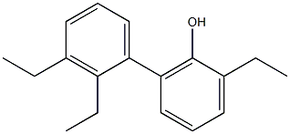 2-Ethyl-6-(2,3-diethylphenyl)phenol Structure