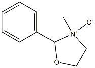 2-フェニル-3-メチルオキサゾリジン3-オキシド 化学構造式