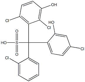  (2-Chlorophenyl)(4-chloro-2-hydroxyphenyl)(2,6-dichloro-3-hydroxyphenyl)methanesulfonic acid