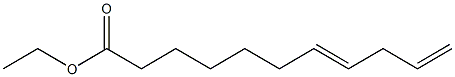 7,10-Undecadienoic acid ethyl ester Structure