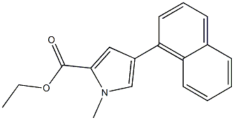 1-Methyl-4-(1-naphthalenyl)-1H-pyrrole-2-carboxylic acid ethyl ester