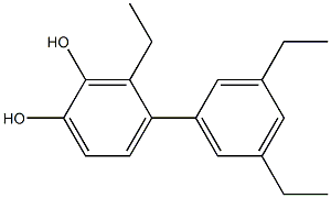 3-Ethyl-4-(3,5-diethylphenyl)benzene-1,2-diol