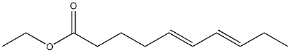 5,7-Decadienoic acid ethyl ester Struktur