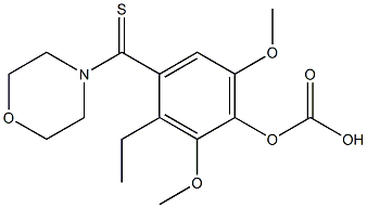 Carbonic acid ethyl[2,6-dimethoxy-4-(morpholinocarbonothioyl)phenyl] ester