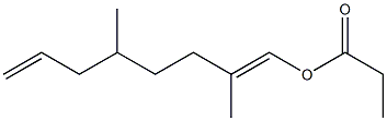Propionic acid 2,5-dimethyl-1,7-octadienyl ester