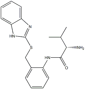 2-[[2-[L-Val-Amino]benzyl]thio]-1H-benzimidazole